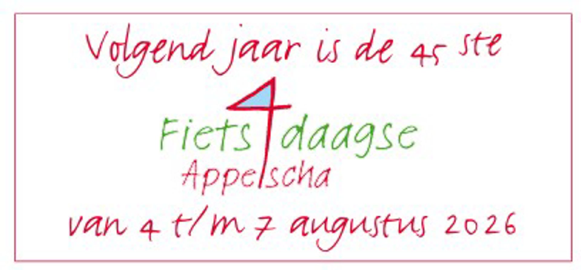 Fiets4Daagse Appelscha