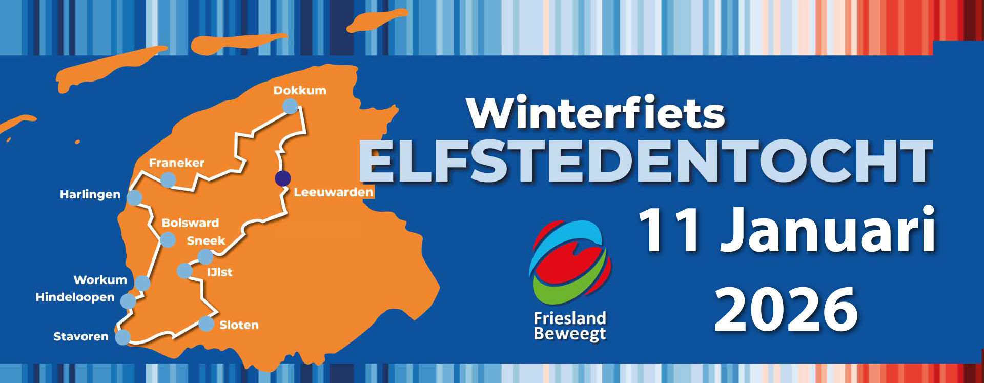Winterfiets Elfstedentocht 2026