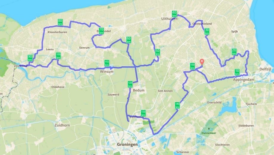 Noorderrondrit op de fiets 2022