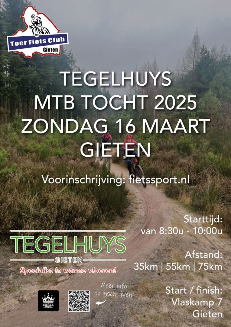 Tegelhuys Gieten MTB tocht 2025