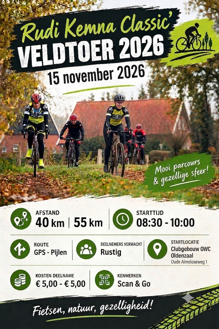 Rudi Kemna Classic' Veldtoer 2026