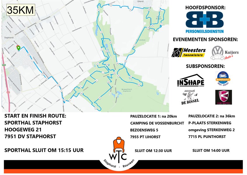 B+B veldtoertocht 2023