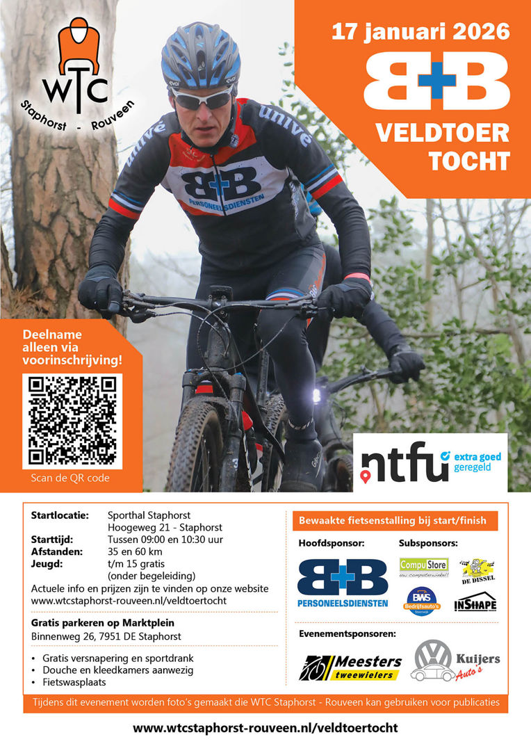B+B Veldtoertocht 2026