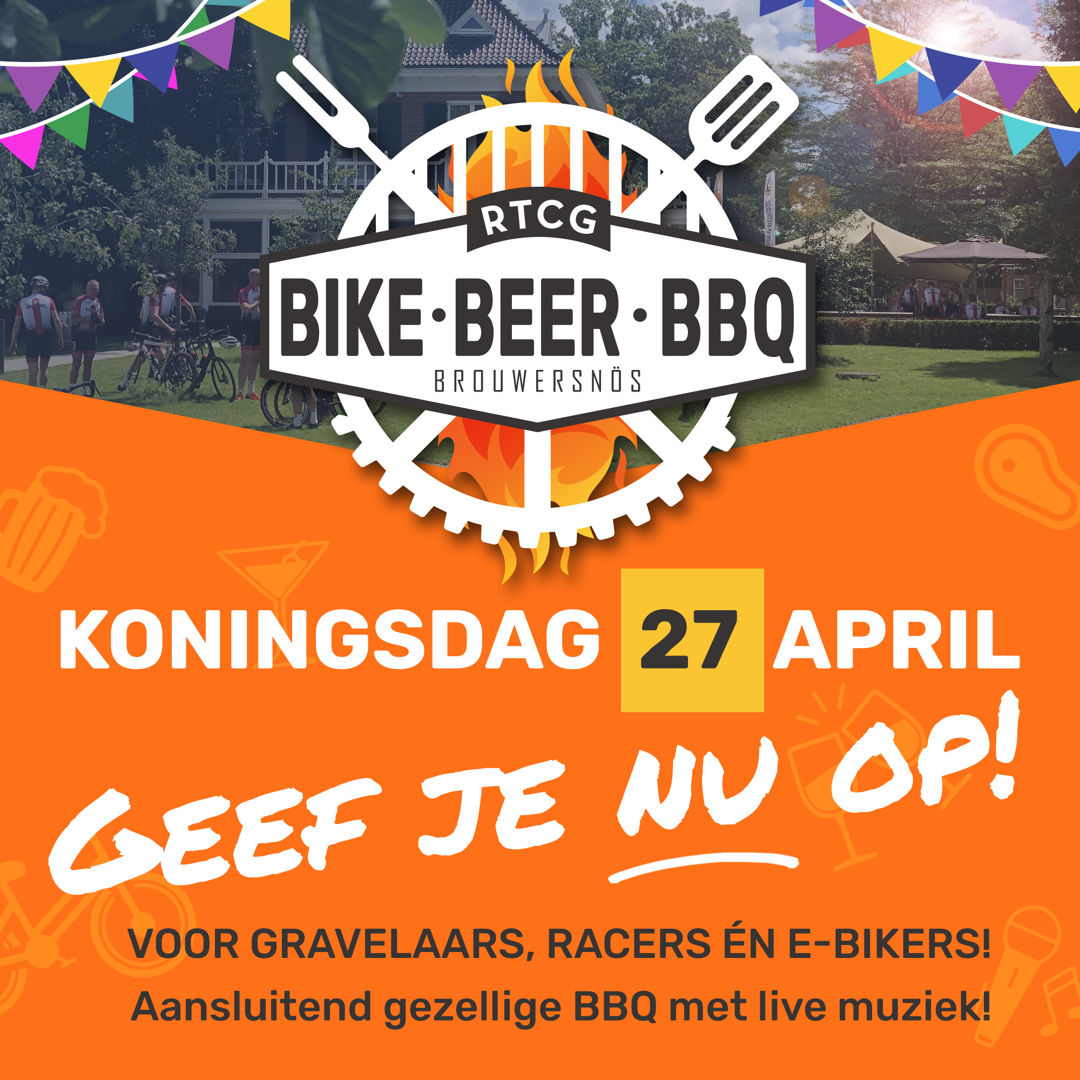 BIKE-BEER-BBQ roadride Koningsdag 2024