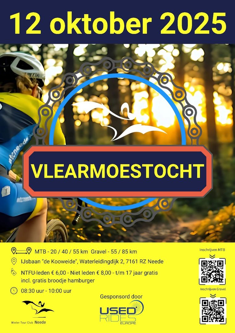 "Used Rides Europe" Vlearmoestocht 2026 GRAVEL