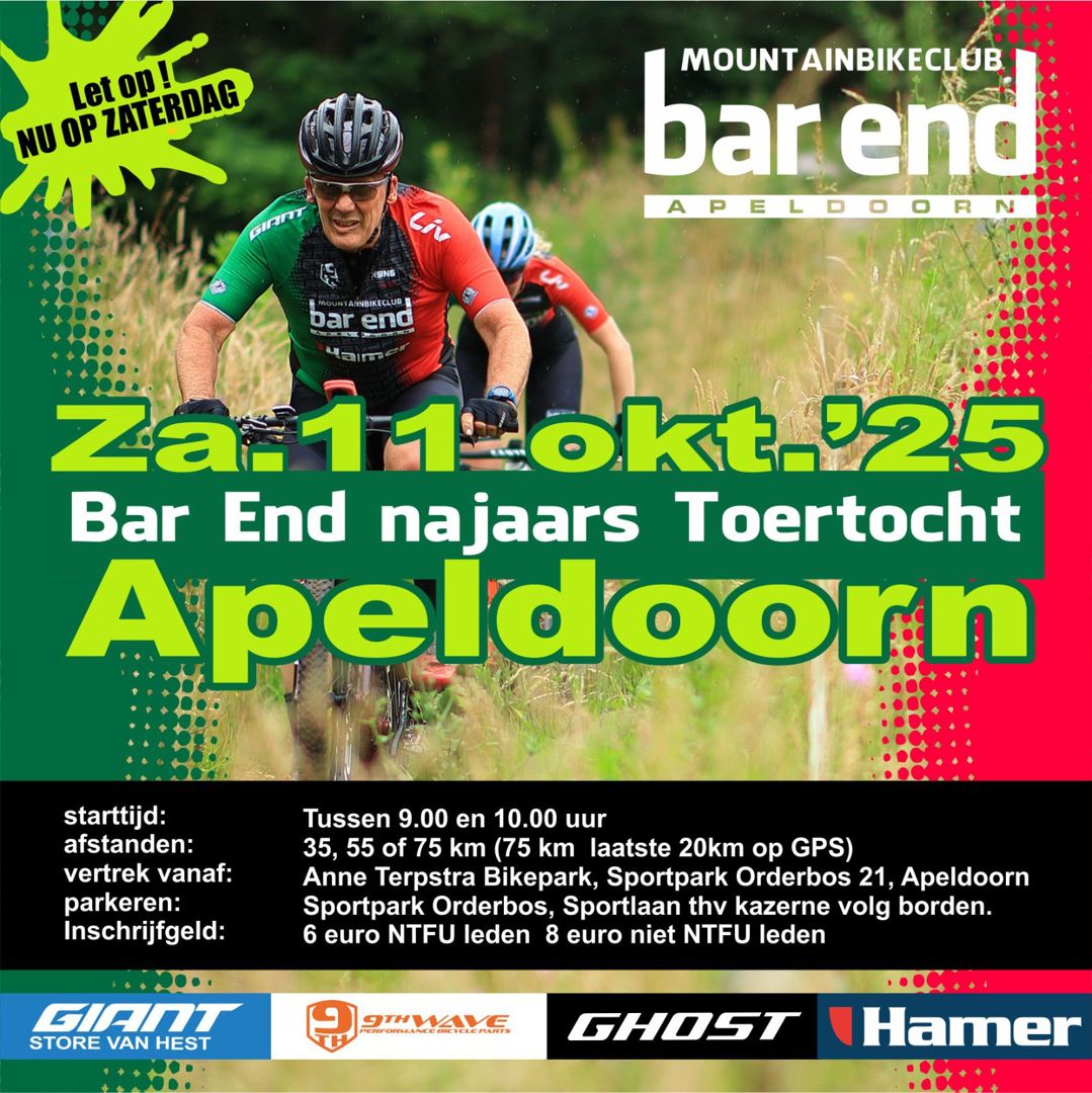 Bar End Najaars Toertocht 2025