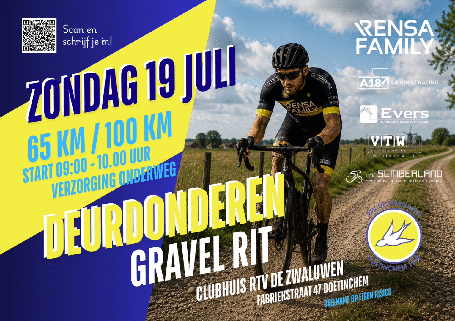 RTV de Zwaluwen Deurdonderen Gravel 65 & 100 2026