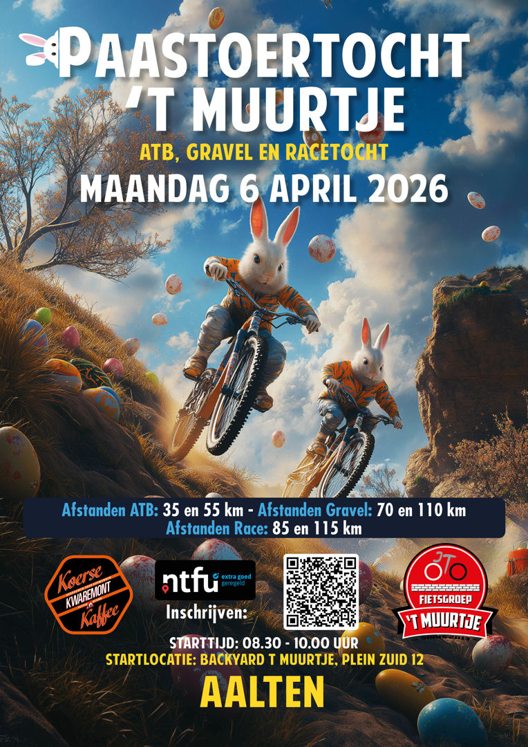 Paastoertocht 't Muurtje Mountainbike 2026