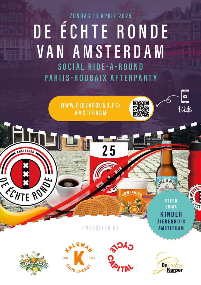 De échte Ronde van Amsterdam + Roubaix Afterparty!