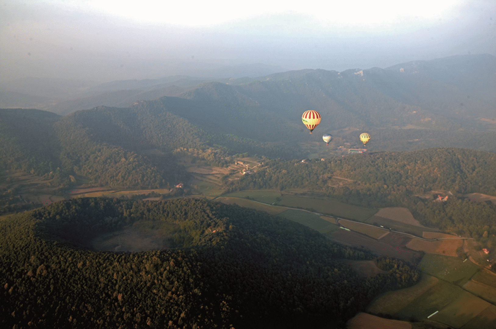 Trappen tussen vulkanen in La Garrotxa