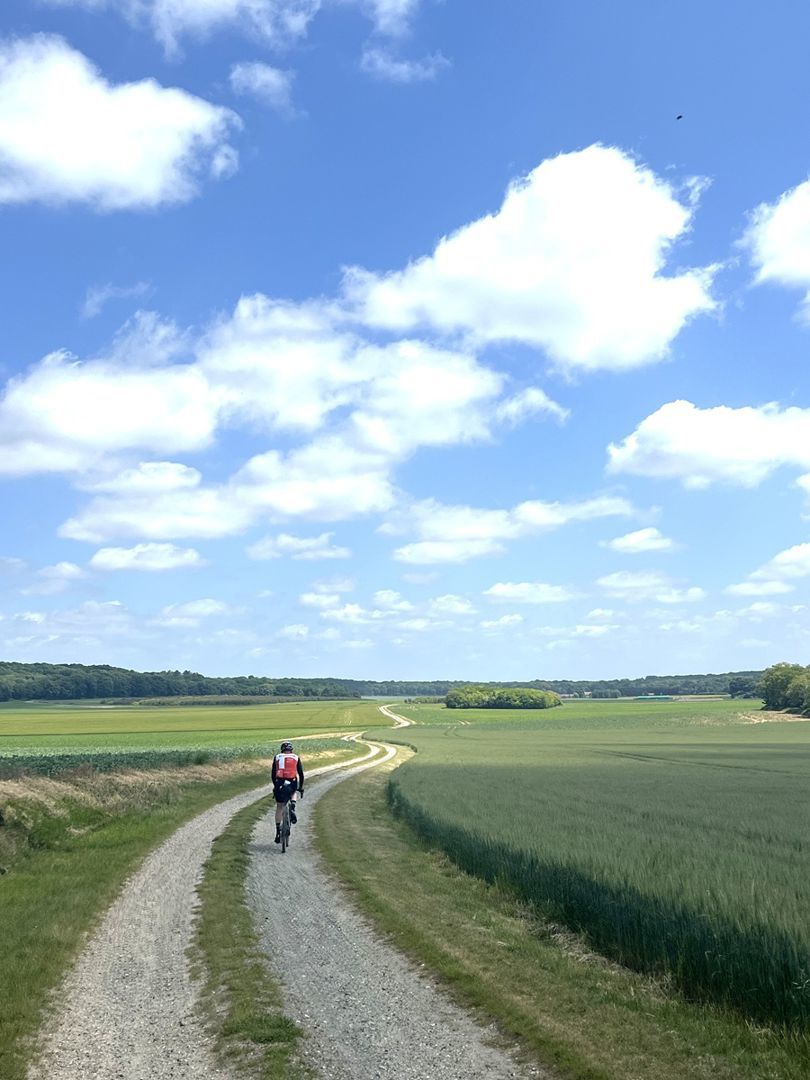 Gravelbiken van Parijs naar Maastricht dag 1