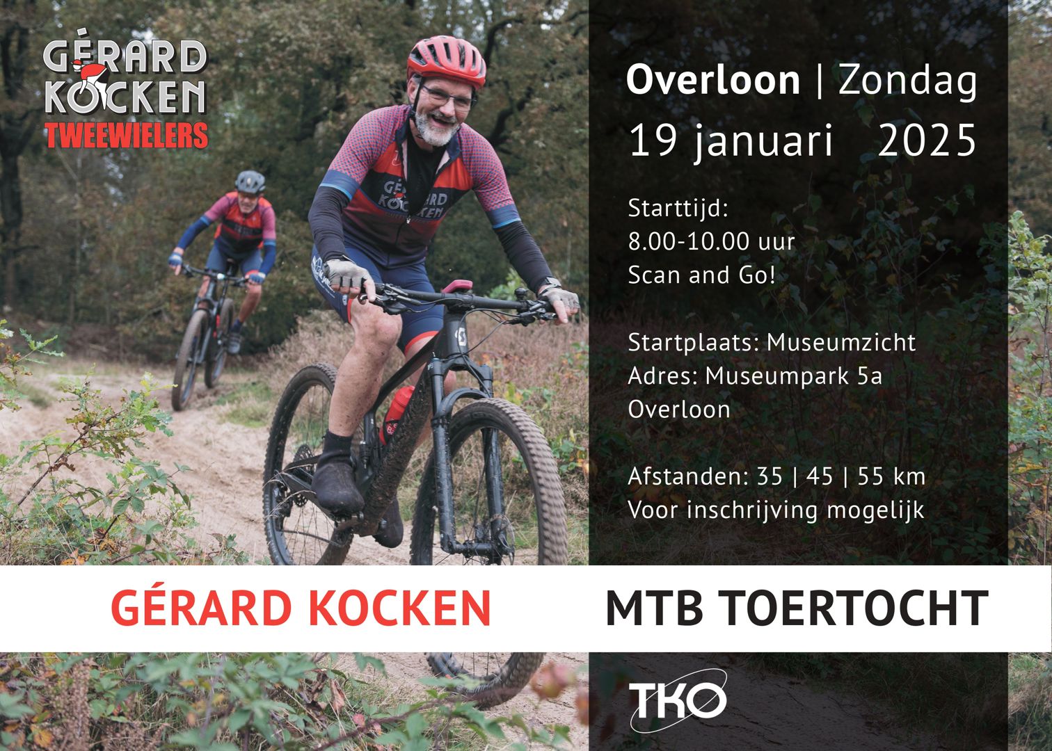 Gérard kocken MTB tocht