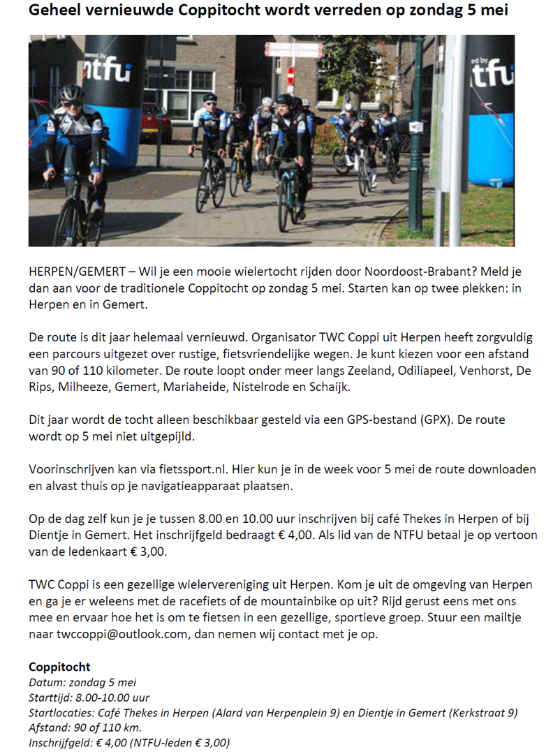 Coppi Toer 2025