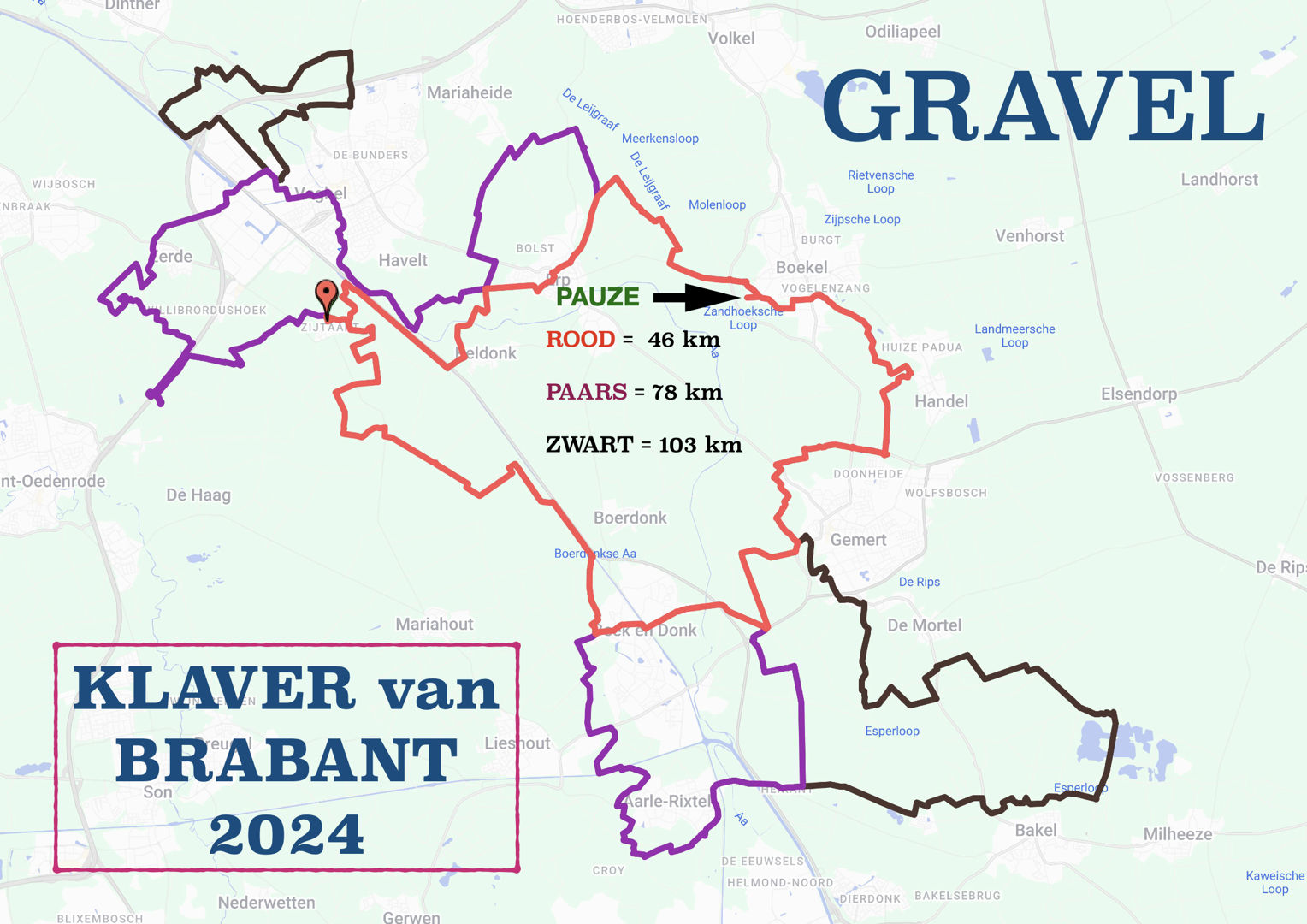 Klaver van Brabant voor Duchenne GRAVEL - 2024