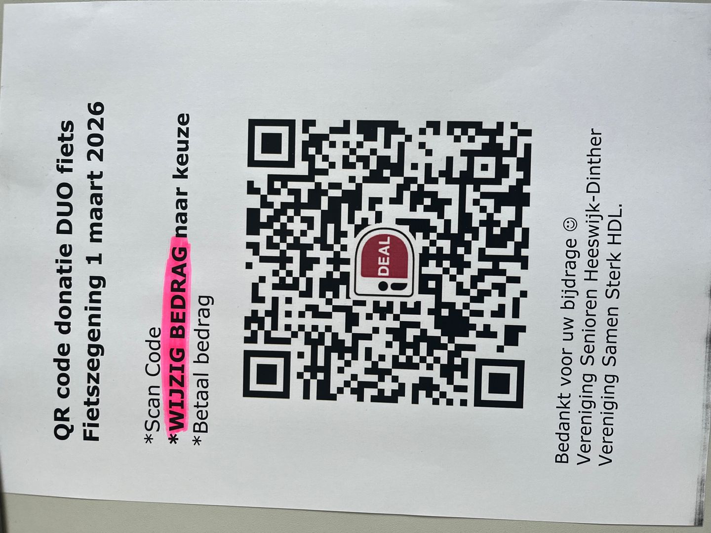 Fietszegening (geen inschrijving benodigd)