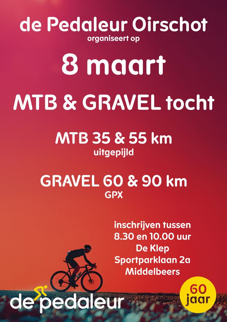 Gravelrit Pedaleur Oirschot