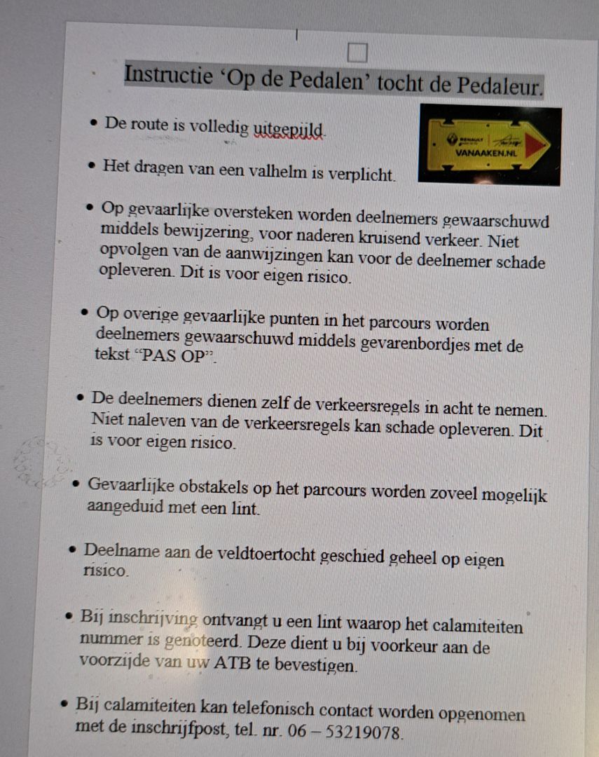 Op de Pedalen 2023