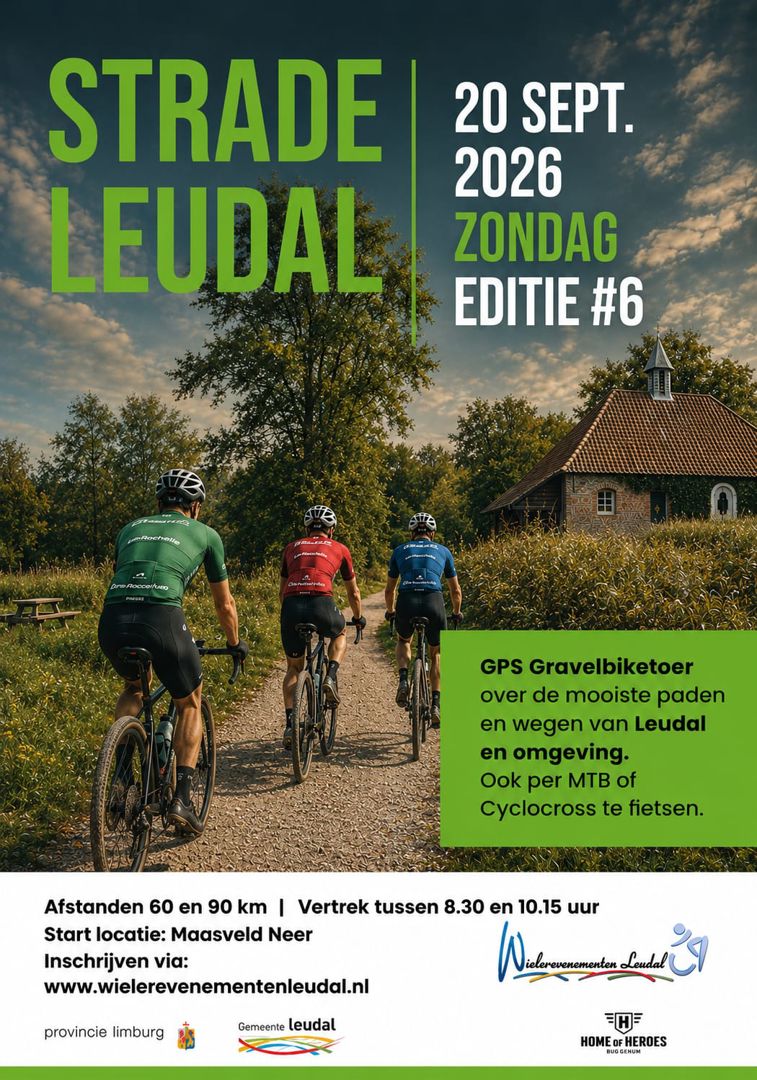 Graveltocht 'Strade Leudal' 2026
